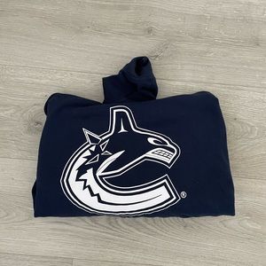 Canucks DKNY Cropped Hoodie
